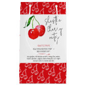 Cherry On Top 🍒 Bachelorette Party Recovery Kit Klein Cadeauzakje (Voorkant)