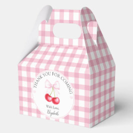 Cherry on Top Bow Baby shower Bedankt voor je koms Bedankdoosjes