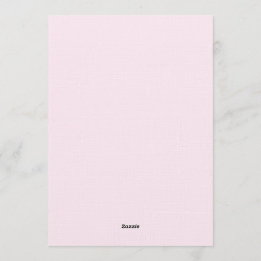 Cherry On Top Bridal Shower Coquette Bow Kaart (Achterkant)