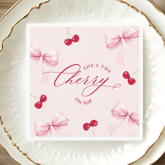 Cherry on Top Bruiloftsfeest Servet