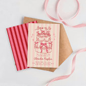 Cherry on Top Cake Chic Bruiloftsborrel Kaart