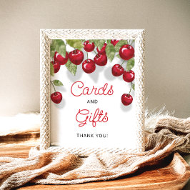 Cherry On Top Cherry Sweet Kaarten and Gifts Poste Poster