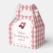 Cherry On Top Coquette Bow Baby Shower Bedankdoosjes (Achterkant)