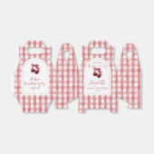 Cherry On Top Coquette Bow Baby Shower Bedankdoosjes (Uitgevouwen)