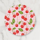 Cherry on Top Favoriete Tag Bedankjes Labels (Achterkant)