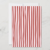 Cherry on Top hand drawn girl Baby Shower Kaart (Achterkant)