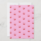 Cherry On Top Roze Galentine's Day Kaart (Achterkant)