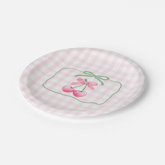 Cherry op de top eerste verjaardag Bord (Gekanteld)