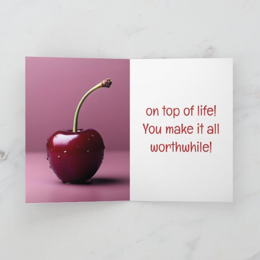 CHERRY OP TOP ALL-OCCASION KAART (Binnen)