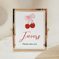 Cherry op Top Baby shower Favorieten