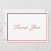 Cherry op top Baby shower foto Dank u kaart (Achterkant)