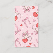 Cherry op top Boeken voor Baby Informatiekaartje (Achterkant)