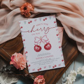 Cherry op top Coquette Baby Girl Douche Kaart