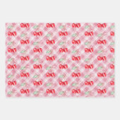 Cherry op Top Coquette Baby shower Verpakkingspapi Inpakpapier Vel (Voorkant 2)