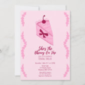 Cherry op Top Fun Vrijgezellenfeest Kaart (Voorkant)