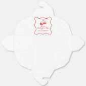 Cherry op Top Pink Bow preppy verjaardag Bedankdoosjes (Ongevouwen)