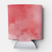 Cherry op Top Pink Girl Baby shower Blikjeskoeler (Achterkant)