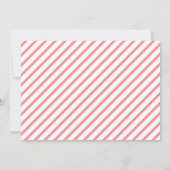 Cherry op Top Pink Heart Cake Vrijgezellenfeest Kaart (Achterkant)