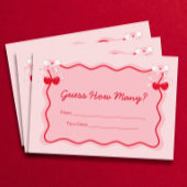 Cherry op top raad eens hoeveel game Kaart