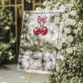 Cherry op Top Vrijgezellenfeest Welkom Acryl Bord