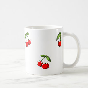 Cherry Pair Pattern Koffiemok