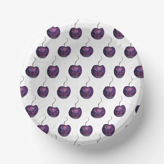 Cherry Paper Bowl Papieren Kommen (Voorkant)