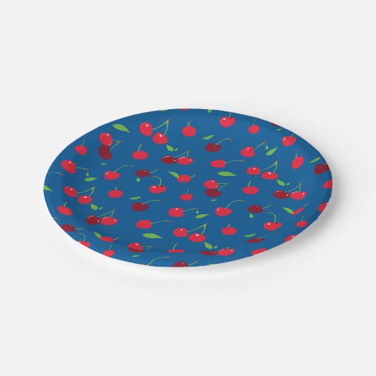 Cherry Papieren Bordje (Gekanteld)