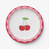Cherry Party dessert Bord (Voorkant)