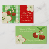 Cherry Patch Visitekaartje (Voorkant / Achterkant)