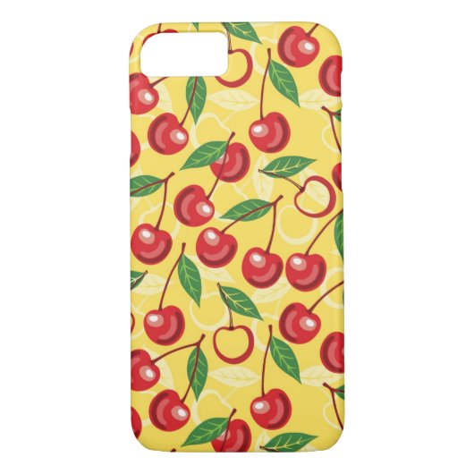 Cherry-patroon Case-Mate iPhone Case (Achterkant)