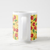 Cherry-patroon Grote Koffiekop (Achterkant)