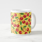 Cherry-patroon Grote Koffiekop (Voorkant rechts)