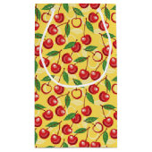 Cherry-patroon Klein Cadeauzakje (Achterkant)