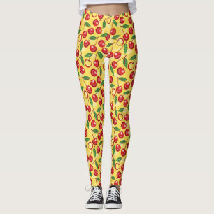 Cherry-patroon Leggings