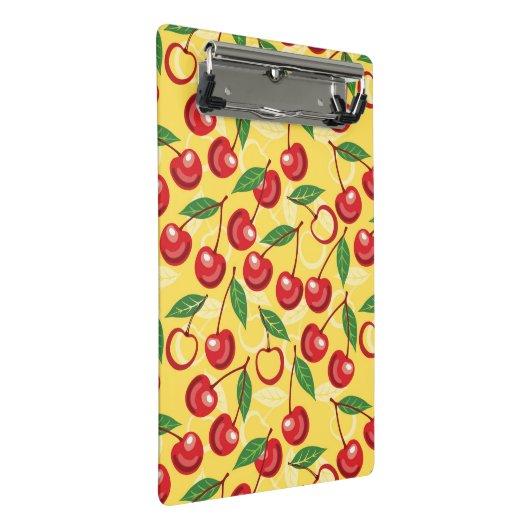 Cherry-patroon Mini Klembord (Schuin)