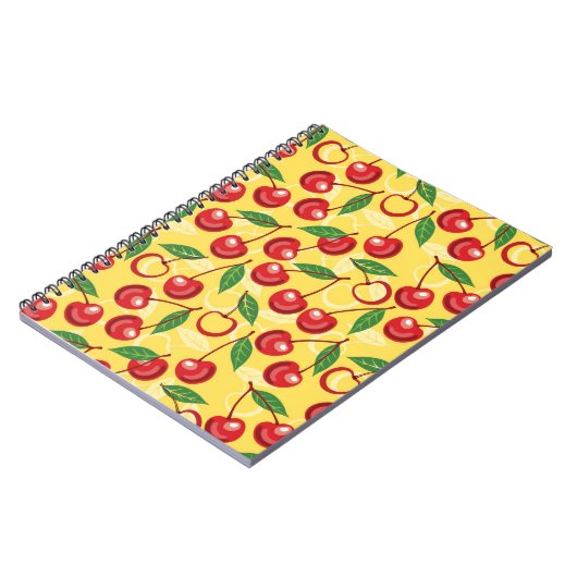 Cherry-patroon Notitieboek (Linkerzijde)