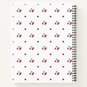 Cherry-patroon Notitieboek (Achterkant)