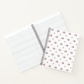 Cherry-patroon Notitieboek (Binnen)