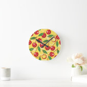 Cherry-patroon Ronde Klok (Huis)