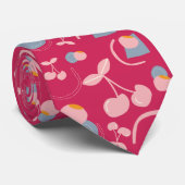 Cherry-patroon Stropdas (Opgerold)