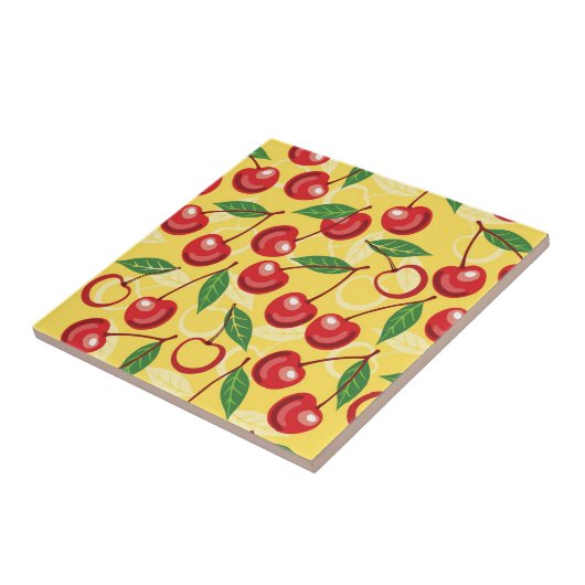 Cherry-patroon Tegeltje (Zijkant)