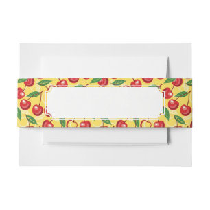 Cherry-patroon Uitnodigingen Wikkel