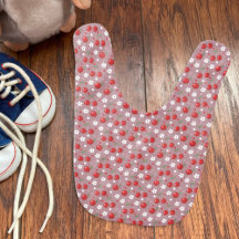  Cherry Pattern Baby Bib
