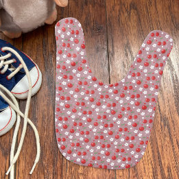 Cherry Pattern Baby Bib Slabbetje