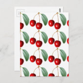 Cherry Pattern Briefkaart (Voorkant / Achterkant)