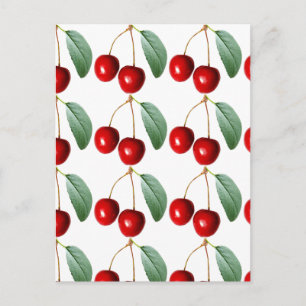 Cherry Pattern Briefkaart
