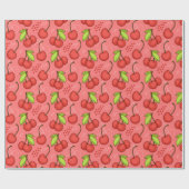 Cherry Pattern Cadeaupapier (Vlak)