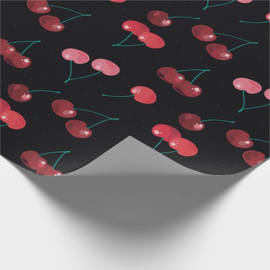 Cherry Pattern Cadeaupapier (Hoek)