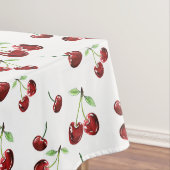 Cherry Pattern Cherries veit Summer Cute Cherry Tafelkleed (Voorbeeld)