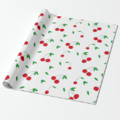 Cherry Pattern Easy Cherry Drawing Cherry Art Cher Cadeaupapier (Uitgerold)